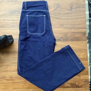 Aritzia, TNA Greenwich pant. Size 8 admiral blue